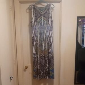 Style & Co.  Multicolor Sleeveless Maxi Dress 2x